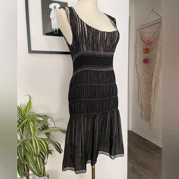 Max Studio Dresses & Skirts - Vintage Max Studio Textured Sleeveless Dress S